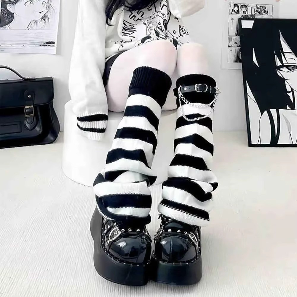 Meias de Lã Góticas Harajuku,  - Boot Sock Slouchy avaliação e preço