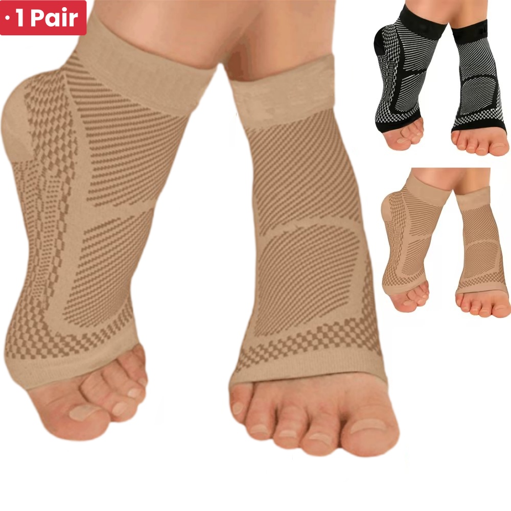 1 par esportes tornozelo supor - Ankle Brace Sock avaliação e preço
